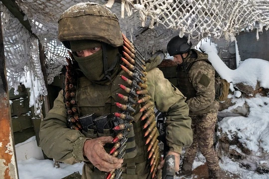 Hình ảnh binh lính thuộc Lực lượng Vũ trang Ukraine (ảnh: National Interest)