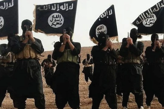Các chiến binh ISIS ở Syria. Ảnh: news.com.au