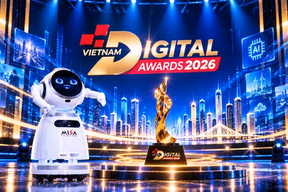 Robot, AI và công nghệ ngập tràn lễ trao Giải thưởng Chuyển đổi số Việt Nam 2026