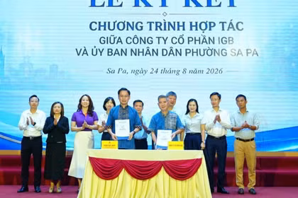 Phường Sa Pa đẩy mạnh hợp tác chuyển đổi số cùng IGB Group