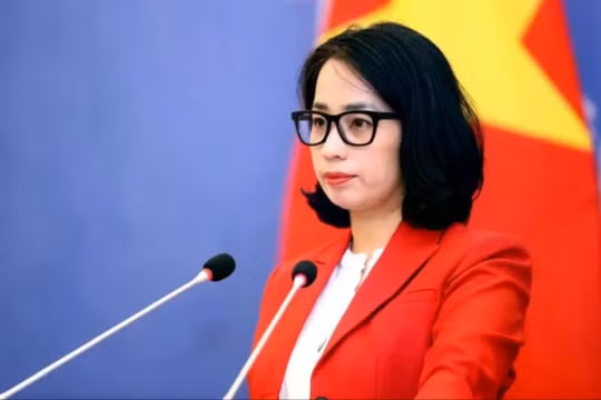 Người phát ngôn Bộ Ngoại giao Phạm Thu Hằng. Ảnh: BNG.