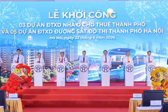 Hà Nội khởi công 5 tuyến metro hơn 1,3 triệu tỷ đồng và 3 dự án nhà ở cho thuê