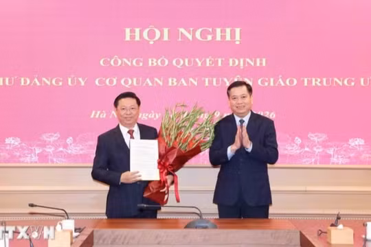 Ông Trần Thanh Lâm giữ chức Bí thư Đảng ủy cơ quan Ban Tuyên giáo Trung ương