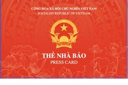 Thẻ nhà báo 2026 sẽ tích hợp mã QR xác thực trực tuyến