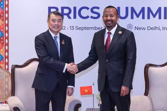 Thủ tướng Lê Minh Hưng gặp Thủ tướng Ethiopia