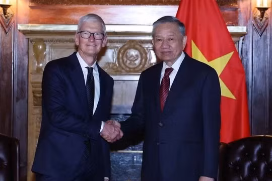 Tim Cook đánh giá cao tiềm năng phát triển của Việt Nam, muốn tăng hợp tác