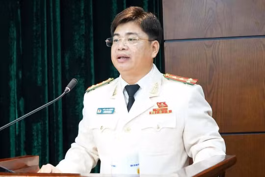 Đại tá Trần Văn Quang. Ảnh: Công an hà Nội.