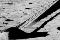 Mô phỏng hệ thống máy gia tốc khối lượng điện từ trên Mặt Trăng. Ảnh: SpaceX