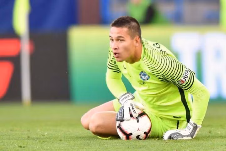 Thủ thành Filip Nguyễn hiện đang bắt chính cho CLB Slovan Liberec, CH Séc. Ảnh: Saostar Ảnh: saostar
