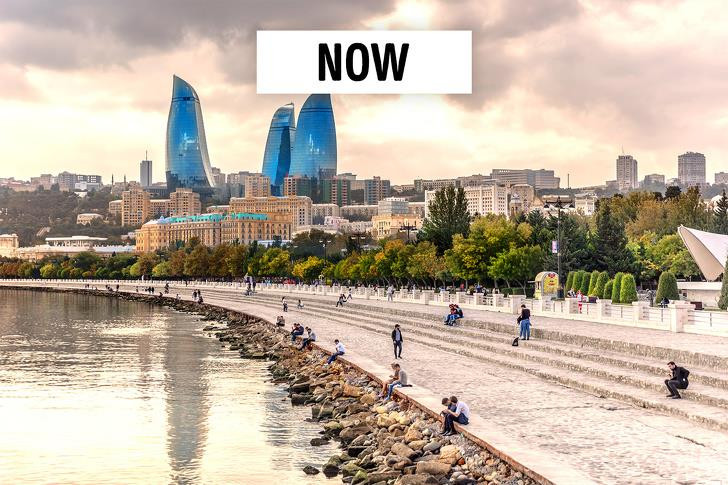 Đại lộ Neftchiler hiện tại. Ảnh: BrightSide Đại lộ Neftchiler hiện tại. Ảnh: BrightSide