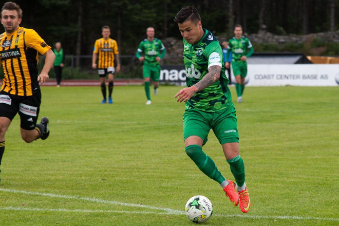 Alex Đặng hiện đang chơi cho Nest-Sotra ở giải Hạng nhì Na Uy. Ảnh: zing.vn Ảnh: zing.vn