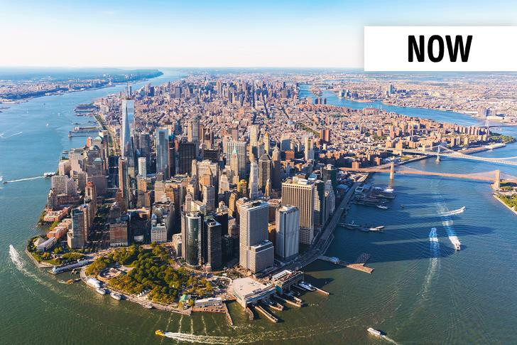 Manhattan hiện tại. Ảnh: BrightSide Manhattan hiện tại. Ảnh: BrightSide
