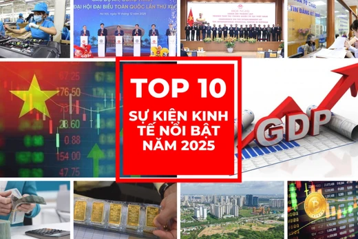 10 sự kiện kinh tế 2025 nổi bật: Tăng trưởng cao nhất khu vực, kinh tế tư nhân trỗi dậy