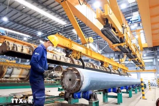 Việt Nam đang hưởng lợi lớn từ dịch chuyển chuỗi cung ứng. Ảnh: TTXVN