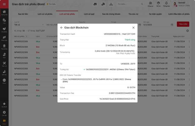 TCBS tiên phong ứng dụng công nghệ Blockchain vào quản lý giao dịch trái phiếu