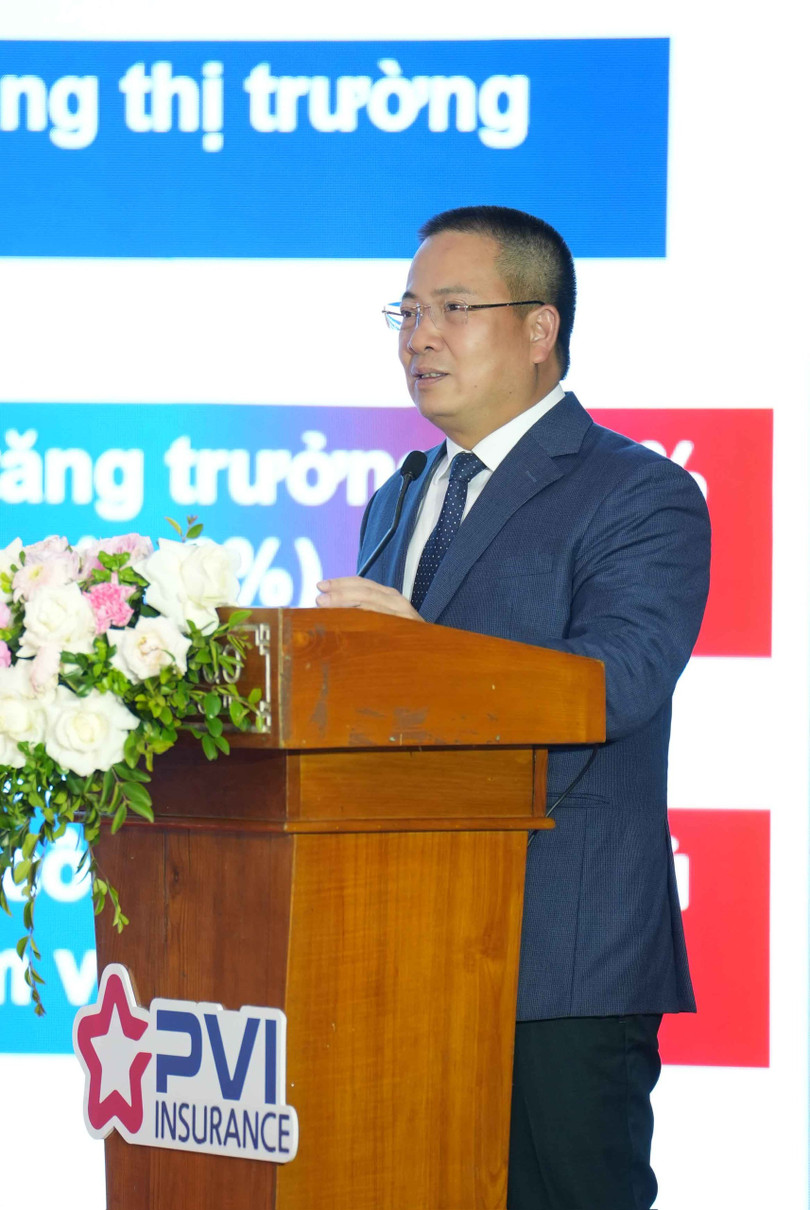 Tổng giám đốc Phạm Anh Đức báo cáo tại Hội nghị