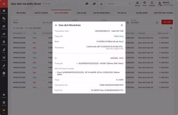 Blockchain được ứng dụng vào quản lý giao dịch trái phiếu iBond tại TCBS