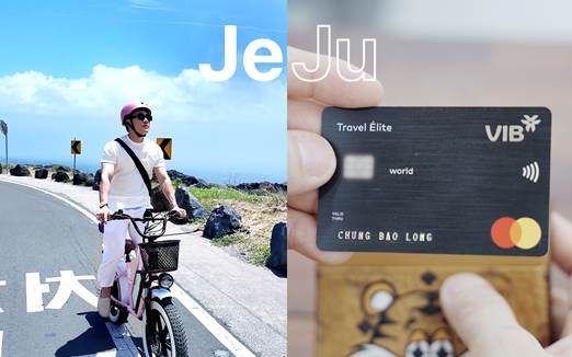 Chuyến đi Jeju lần này mang lại cho Bảo Long cảm giác làm chủ nhờ sự đồng hành của MyVIB và thẻ tín dụng VIB Travel Élite