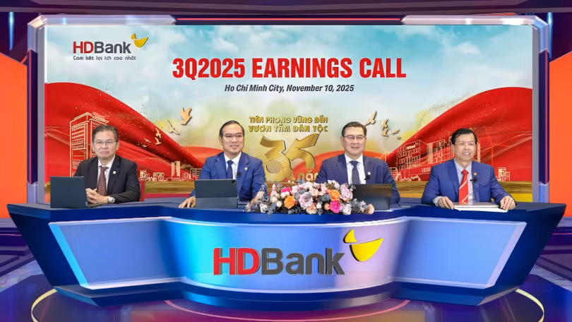 Đại diện Ban lãnh đạo HDBank tại Hội nghị Nhà đầu tư quý 3/2025