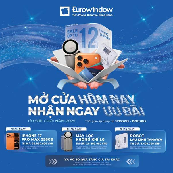 Chương trình khuyến mãi cuối năm “Mở cửa hôm nay – nhận ngay ưu đãi” mang những phần quà hấp dẫn cho khách hàng đồng thời tiết kiệm chi phí tối ưu