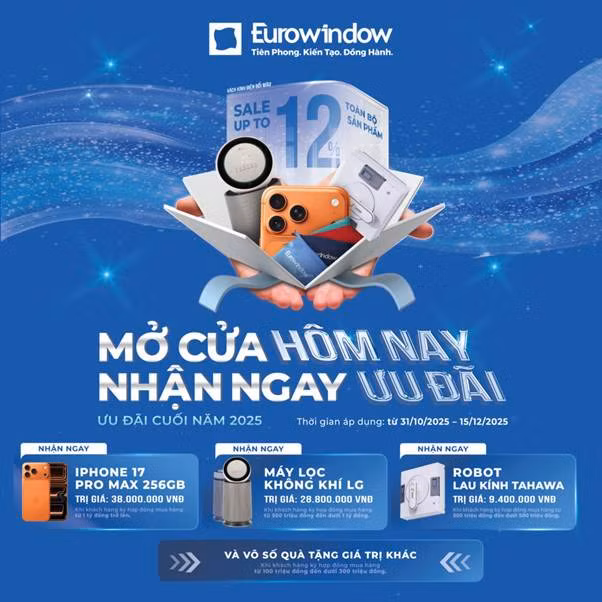 Chương trình khuyến mãi cuối năm “Mở cửa hôm nay – nhận ngay ưu đãi” mang những phần quà hấp dẫn cho khách hàng đồng thời tiết kiệm chi phí tối ưu