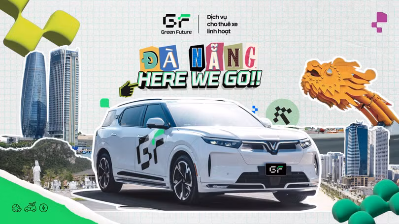 Green Future cho thuê và kinh doanh xe Vinfast tại Đà Nẵng 