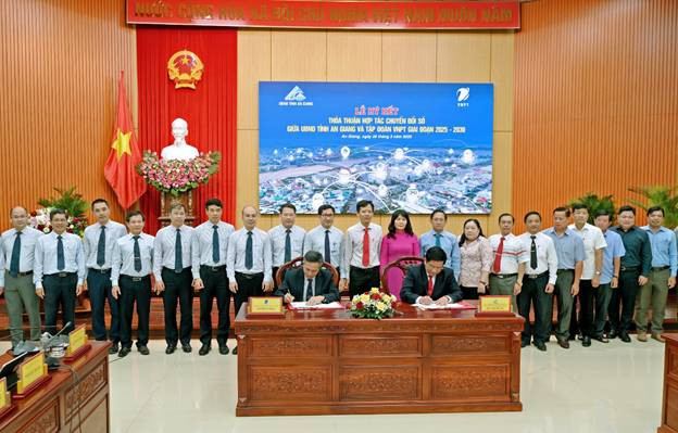 UBND tỉnh An Giang và Tập đoàn VNPT ký kết Thỏa thuận hợp tác về chuyển đổi số giai đoạn 2025 – 2030.