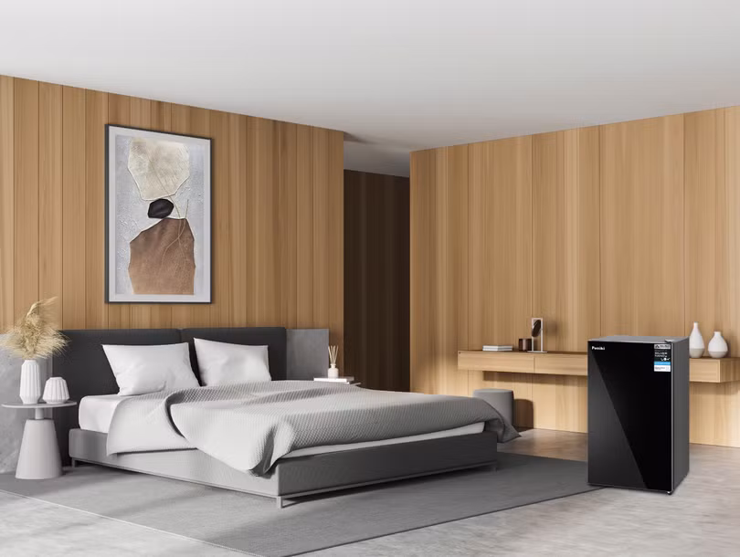 Thiết kế nhỏ gọn của tủ lạnh mini Funiki giúp tối ưu hóa không gian phòng