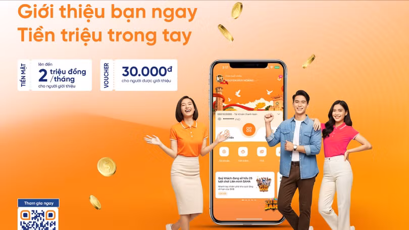 “Giới thiệu bạn ngay - Tiền triệu trong tay” với SHB SAHA