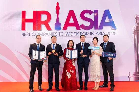 NCB đã nhận cú đúp giải thưởng tại HR Asia Awards 2025