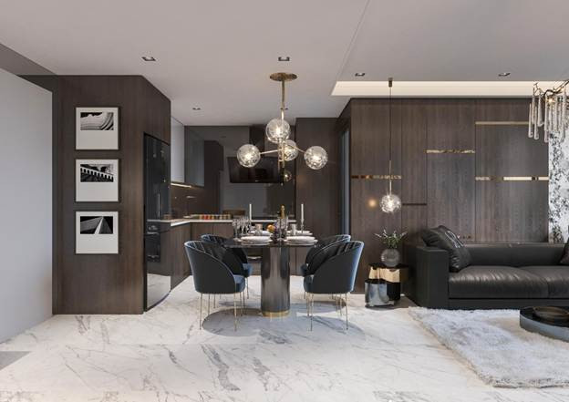 Bộ đôi căn góc 2 phòng ngủ tại tầng 31 và 34 tòa S3, diện tích tim tường 77,83 m được dự báo sẽ tiếp tục làm “nóng” sóng NobleGo tối 26/9.