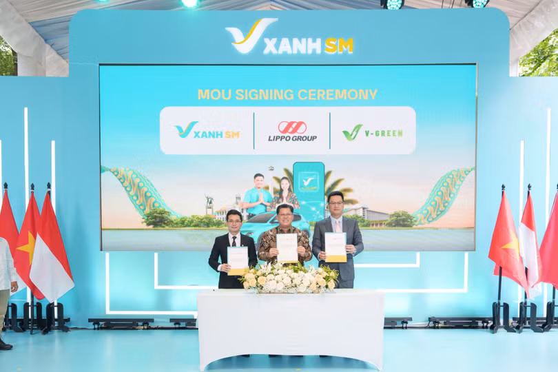 V-GREEN và Xanh SM Indonesia công bố thỏa thuận với tập đoàn Lippo Karawaci