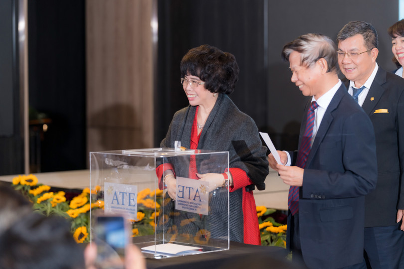 Đại hội tiến hành bỏ phiếu bầu Ban Chấp hành và Ban Kiểm tra để tìm ra những nhân sự đủ năng lực dẫn dắt Hiệp hội trong nhiệm kỳ mới.jpg