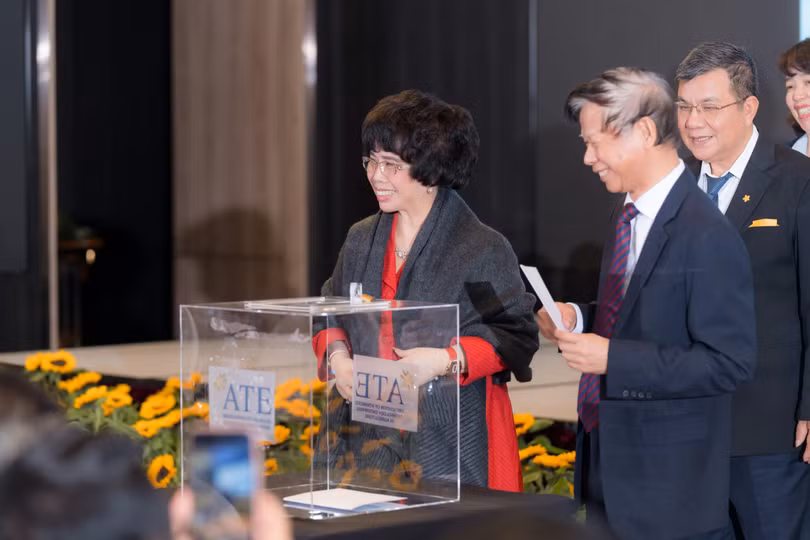 Đại hội tiến hành bỏ phiếu bầu Ban Chấp hành và Ban Kiểm tra để tìm ra những nhân sự đủ năng lực dẫn dắt Hiệp hội trong nhiệm kỳ mới.jpg