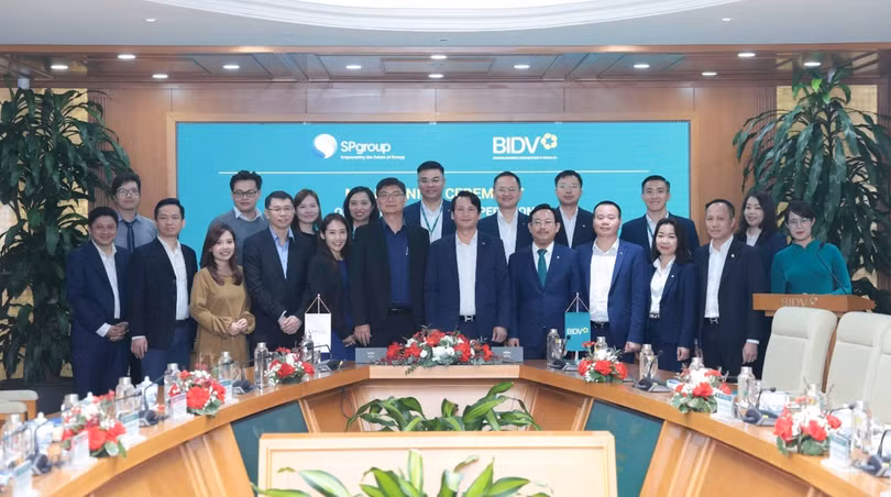 BIDV và SP Group hợp tác vì mục tiêu xanh