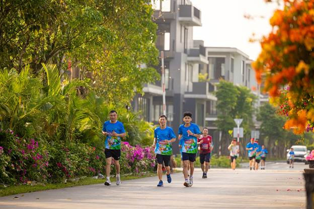 Tại Eco Central Park, mọi cung đường đều gần gũi với thiên nhiên