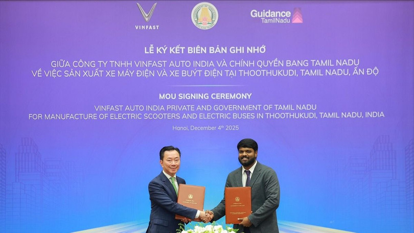 Vinfast công bố mở rộng nhà máy Tamil Nadu, hướng tới sản xuất xe buýt, xe máy điện tại Ấn Độ