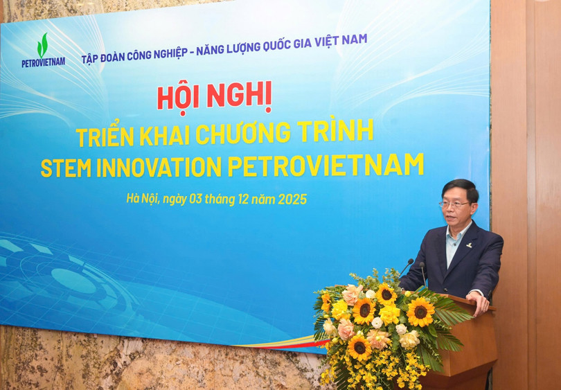 Đồng chí Trần Quang Dũng, Phó Bí thư Thường trực Đảng ủy Petrovietnam: 100 phòng thực hành giáo dục STEM sẽ được triển khai trong 100 ngày, rộng rãi ở 34 tỉnh/thành trên cả nước, có chung ‘Một mô hình - Một chất lượng'