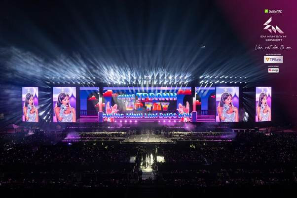 … TPBank còn đưa tiết mục “Vỗ tay” đến concert đêm 2.