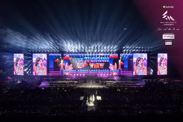 … TPBank còn đưa tiết mục “Vỗ tay” đến concert đêm 2.