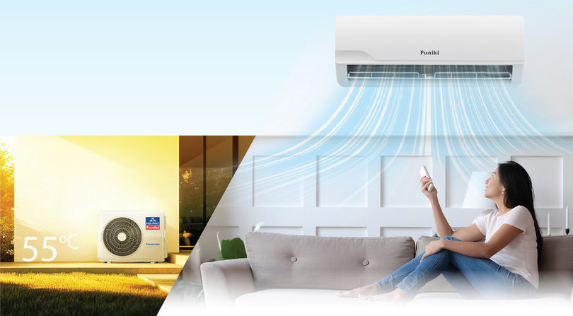 Điều hoà Funiki vốn được đánh giá bền bỉ và luôn hoạt động ổn định ở nhiều điều kiện thời tiết, môi trường khác nhau
