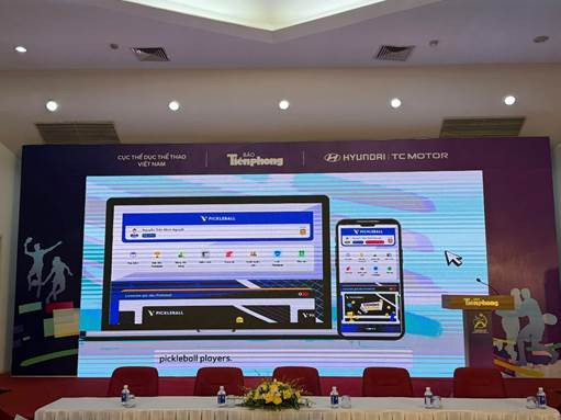 Phần mềm ứng dụng Vpickleball đồng hành cùng giải Giải Vietnam Pickleball Championship – HYUNDAI Thành Công Cup 2025.