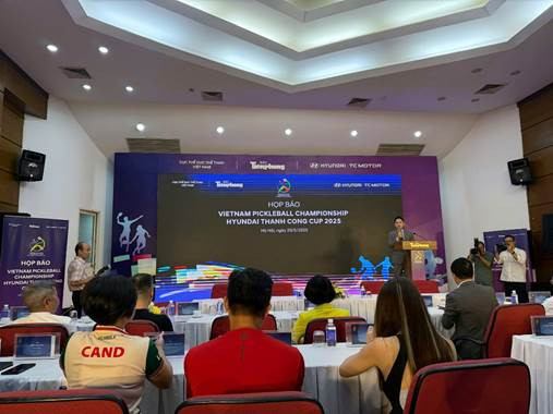 Họp báo Giải Vietnam Pickleball Championship – HYUNDAI Thành Công Cup 2025.