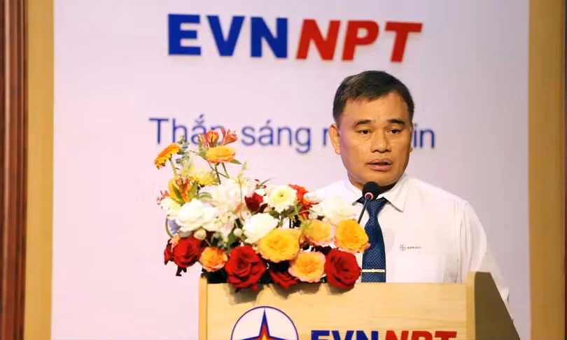 Đ/c Nguyễn Phúc An, Bí thư Đảng Ủy, Giám đốc Công ty phát biểu chỉ đạo Đại hội