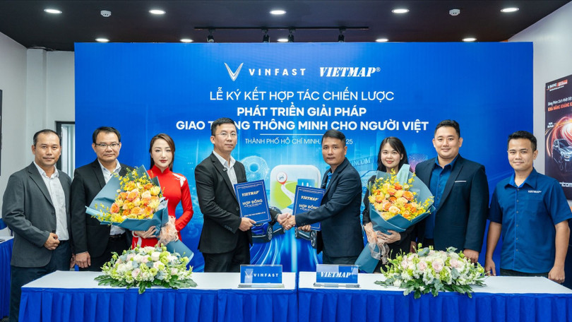 Vinfast và Vietmap ký hợp tác chiến lược, phát triển giải pháp giao thông thông minh cho người Việt