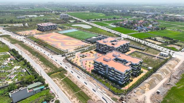 Hạ tầng đô thị đồng loạt tăng tốc tạo lực đẩy cho nhu cầu an cư. (Ảnh: Ánh Dương)