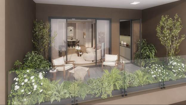 Sự “dư giả” về không gian mang lại cho chủ nhân cảm giác tiện nghi và phong cách sống khó tìm thấy ở những căn hộ diện tích nhỏ.