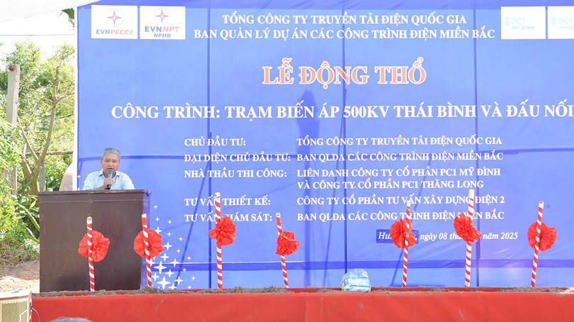 Đại diện NPMB phát biểu tại buổi lễ