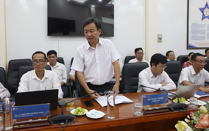 Ông Nguyễn Minh Dũng – Đội trưởng Đội TTĐ Đồng Nai báo cáo tại buổi làm việc