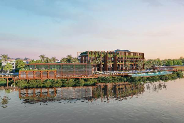 Khu nghỉ dưỡng tại Đảo Xanh bên sông Hàn, Đà Nẵng